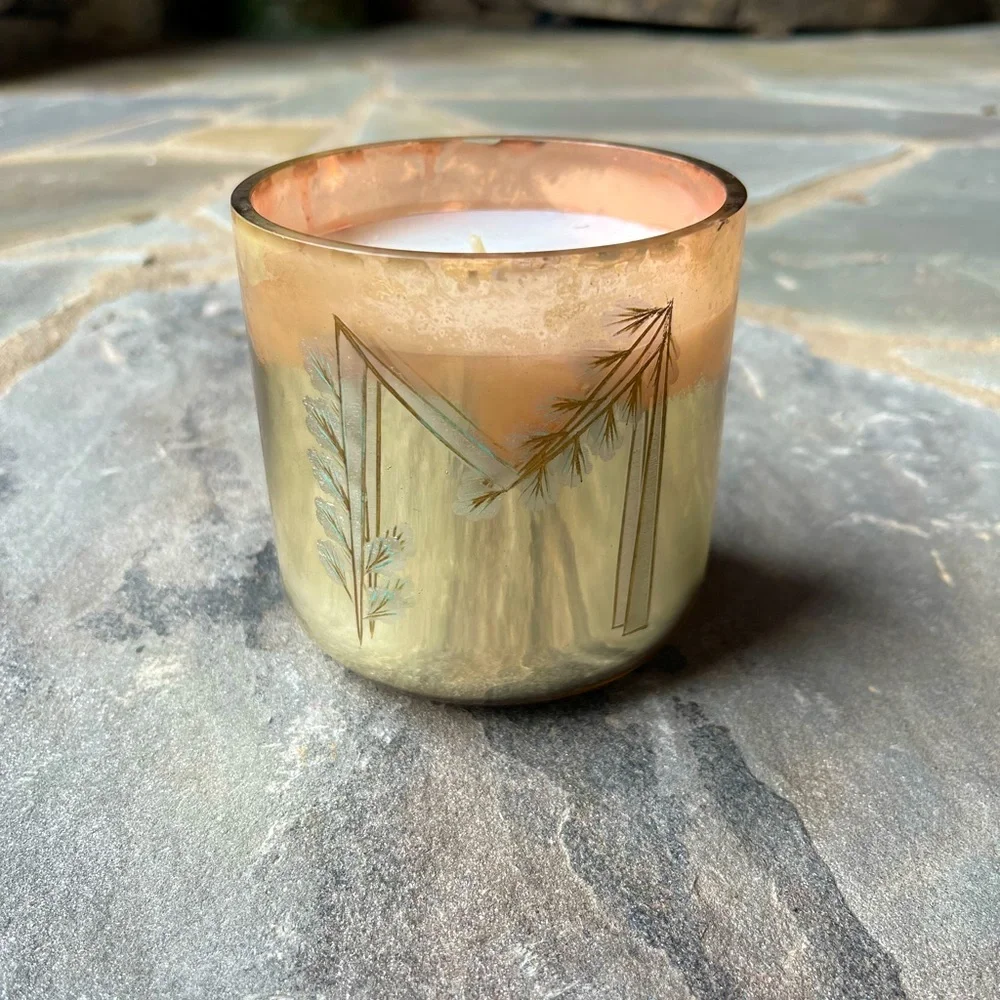 Anthropologie etched monogram